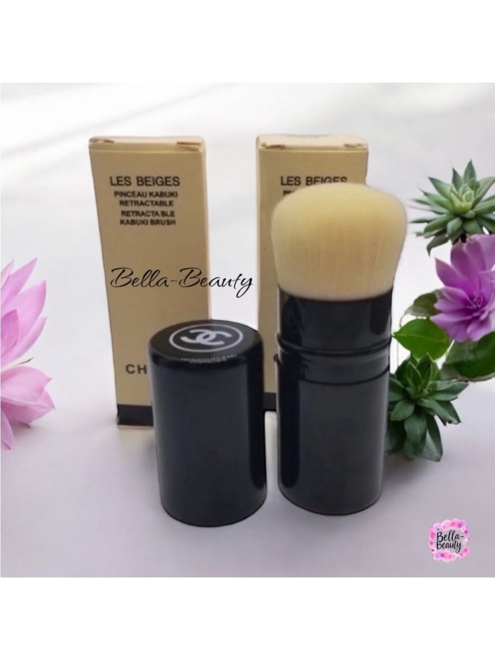 CHANEL No. 108 Les Beiges Retractable Kabuki Brush  ~NEW~